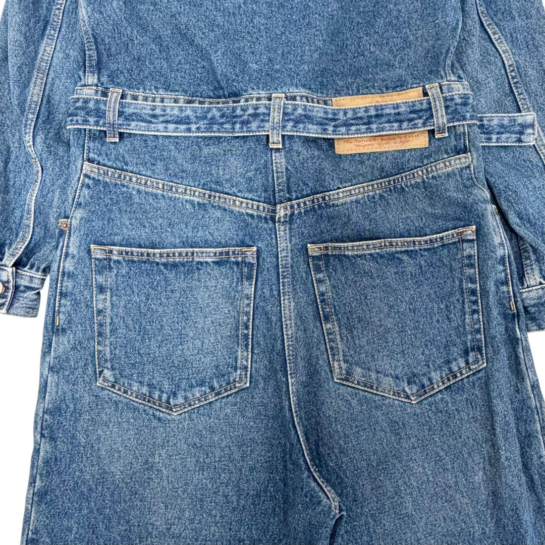 Excellent PRADA jumpsuit Triangle design denim jumpsuit/all-in-one 36 GFZ017