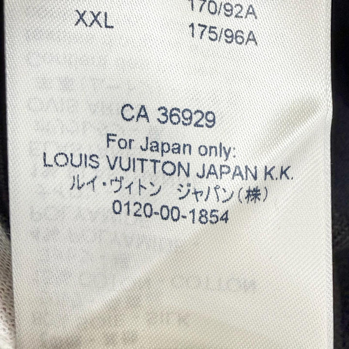 Pristine LOUIS VUITTON one piece Floral print ruffle sweatshirt dress, black XS