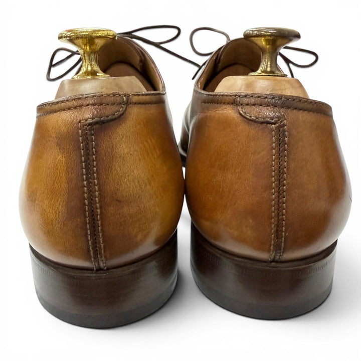 Great Berluti Dress shoes Alessandro Plain toe Oxford shoes Brown