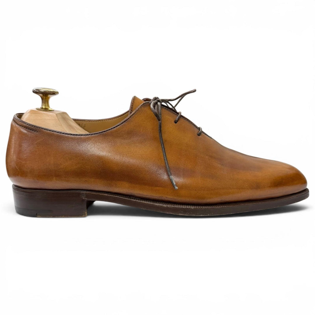 Great Berluti Dress shoes Alessandro Plain toe Oxford shoes Brown