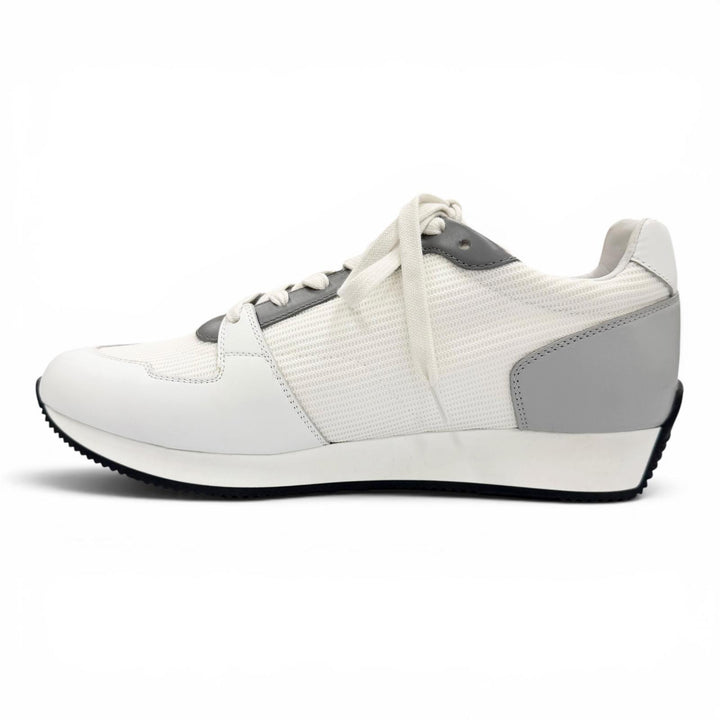 Excellent HERMES sneakers escape white leather mens 41 232870Z