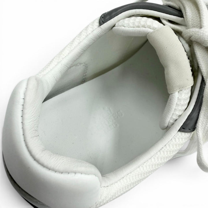 Excellent HERMES sneakers escape white leather mens 41 232870Z