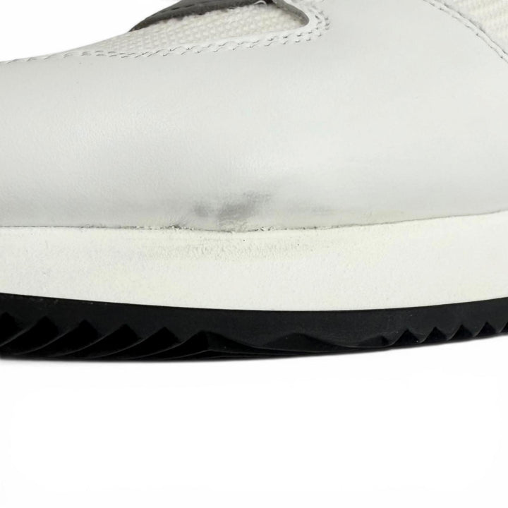 Excellent HERMES sneakers escape white leather mens 41 232870Z