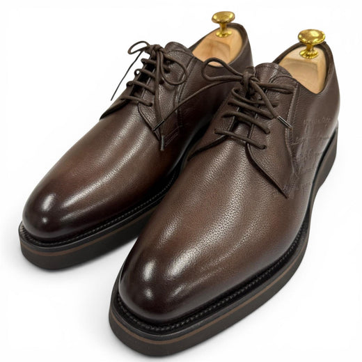 Pristine BERLUTI Leather shoes Alessio Derby brown Venice Calfskin Leather 7