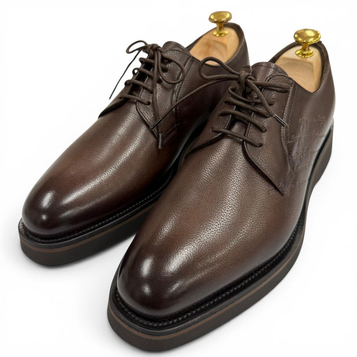 Pristine BERLUTI Leather shoes Alessio Derby brown Venice Calfskin Leather 7