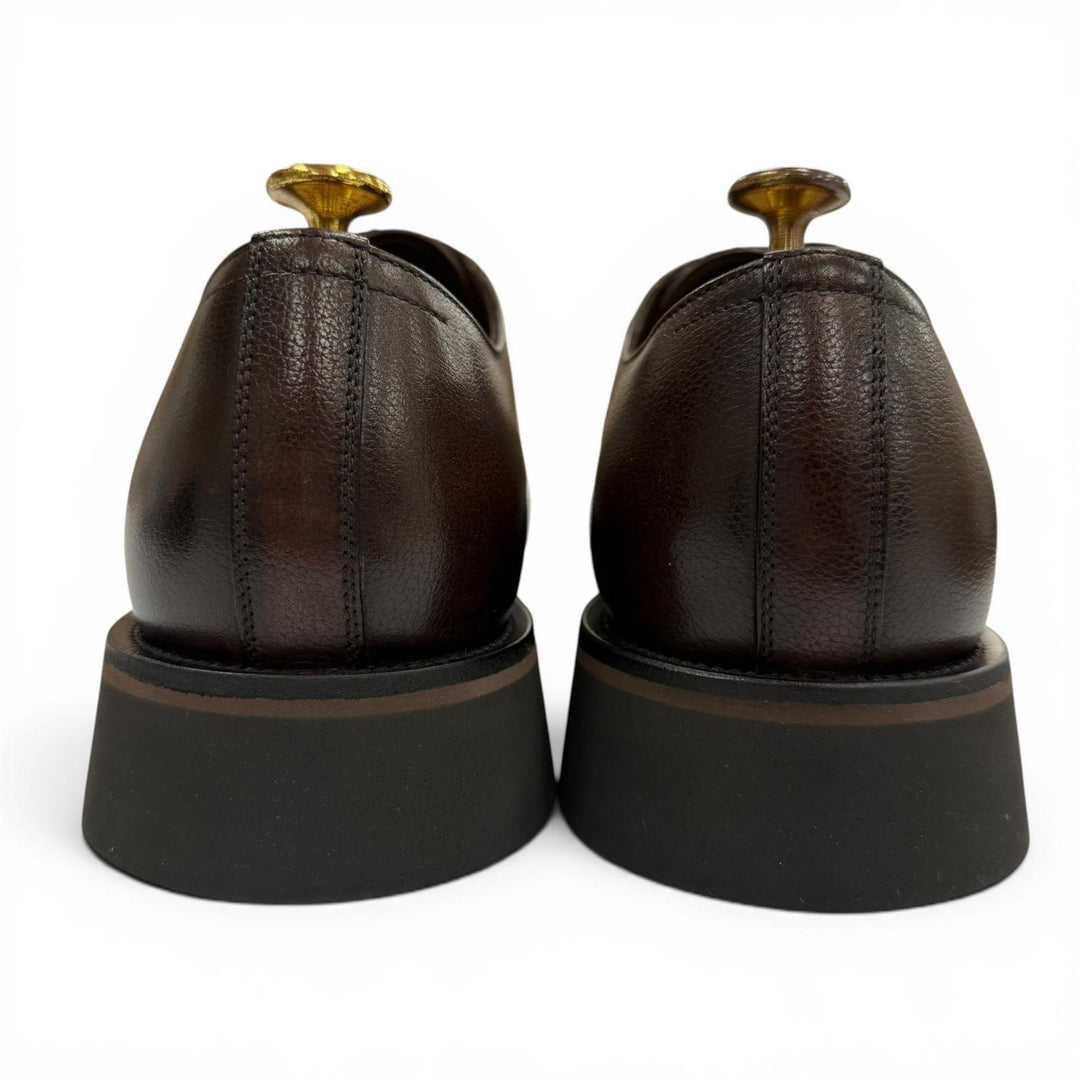 Pristine BERLUTI Leather shoes Alessio Derby brown Venice Calfskin Leather 7