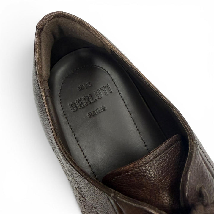 Pristine BERLUTI Leather shoes Alessio Derby brown Venice Calfskin Leather 7