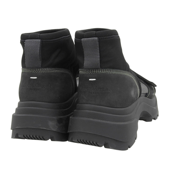 Great Maison Margiela 22 Sandals Touch Strap Sandals black Suede leather mens 39