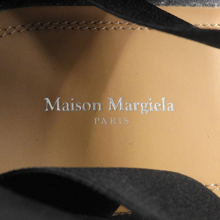 Great Maison Margiela 22 Sandals Touch Strap Sandals black Suede leather mens 39