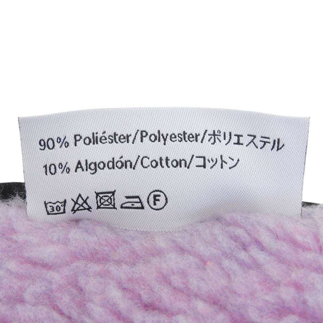 Excellent LOEWE Scarf Logo embroidered patch, color block Light blue