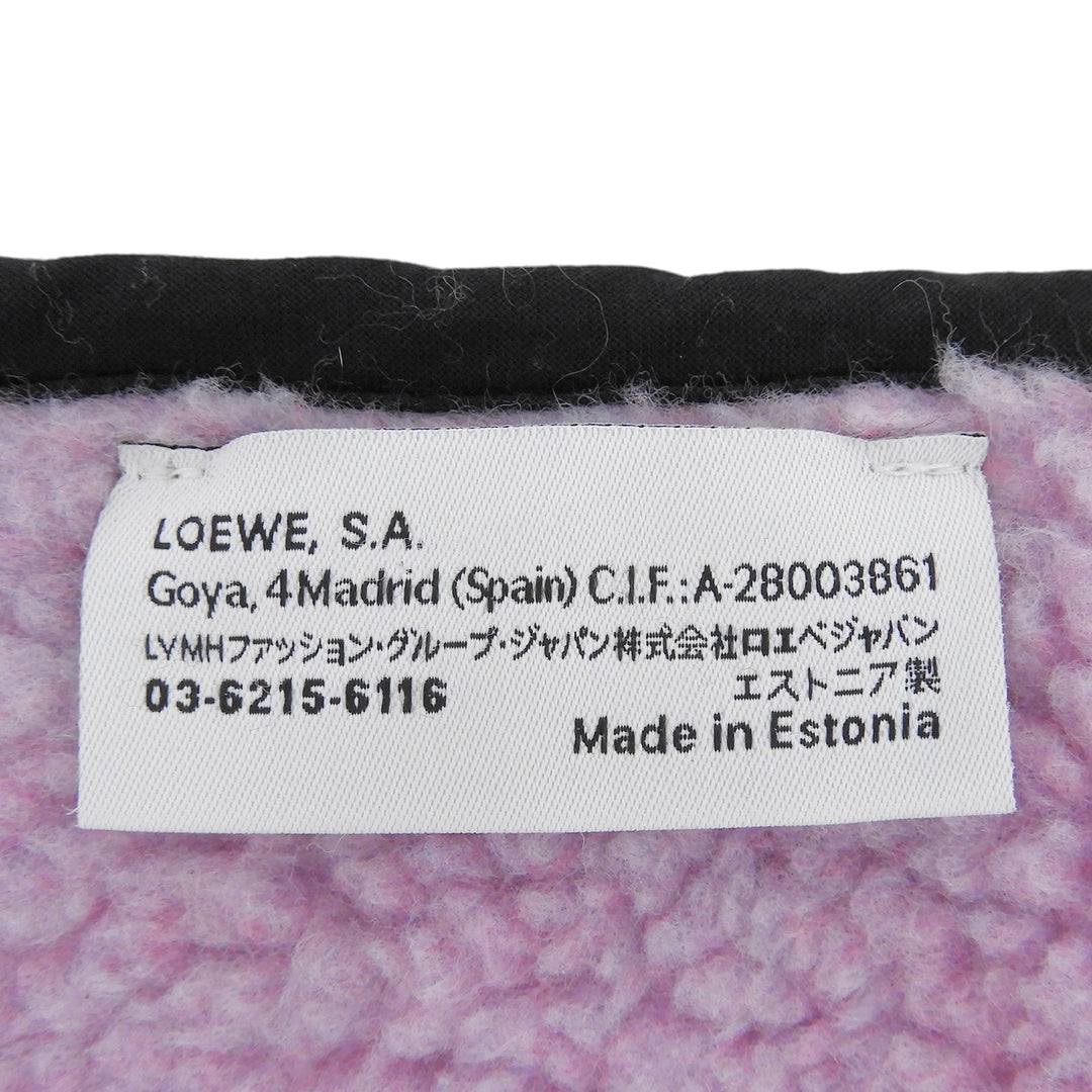 Excellent LOEWE Scarf Logo embroidered patch, color block Light blue