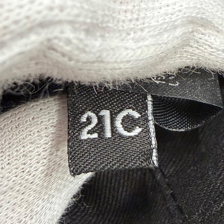 Great CHANEL hat COCO Mark Terry Cloth Bucket Hat black Women M 21C