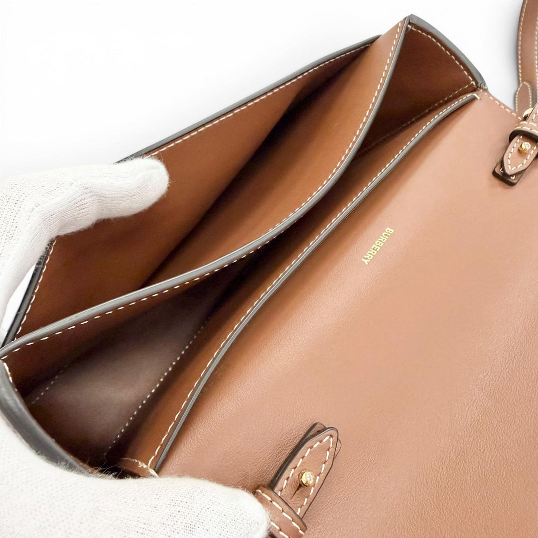 Pristine BURBERRY Shoulder Bag LS NEW HAMPSHIRE Horse Ferry Logo 8053311
