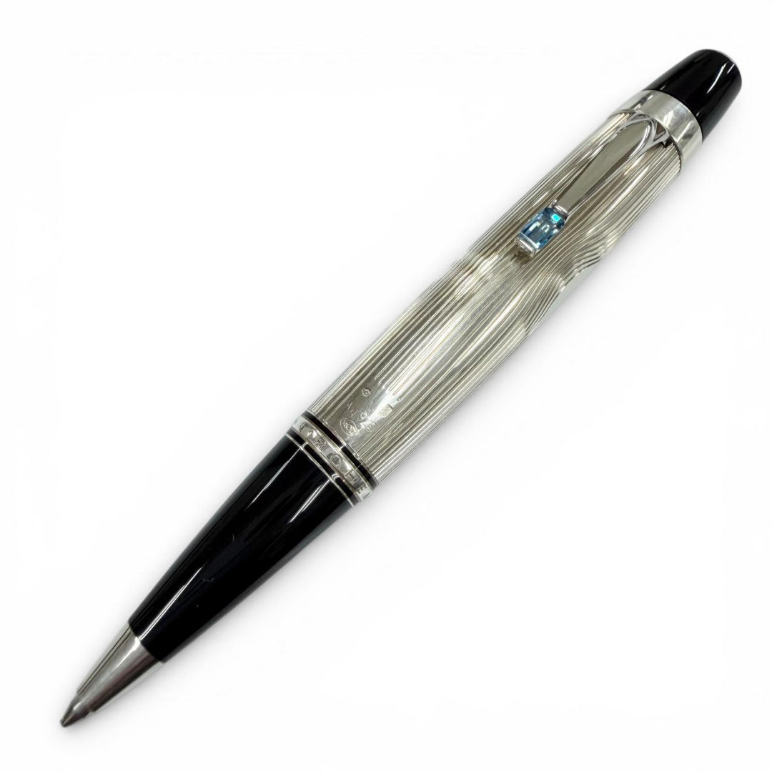 Excellent MONTBLANC Ballpoint pen Boheme white star Silver AG925 mens