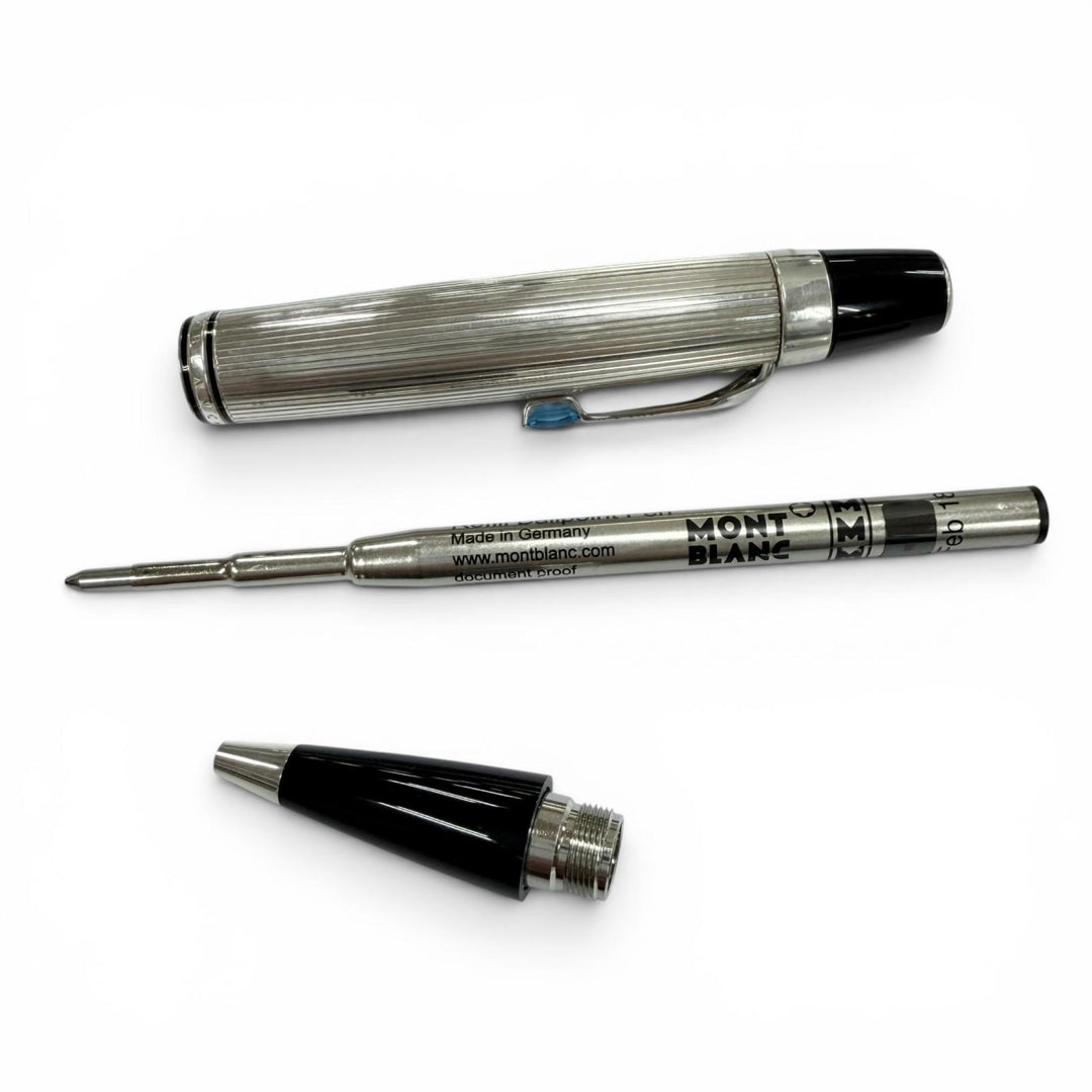 Excellent MONTBLANC Ballpoint pen Boheme white star Silver AG925 mens