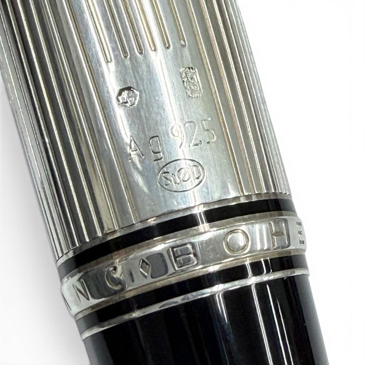 Excellent MONTBLANC Ballpoint pen Boheme white star Silver AG925 mens