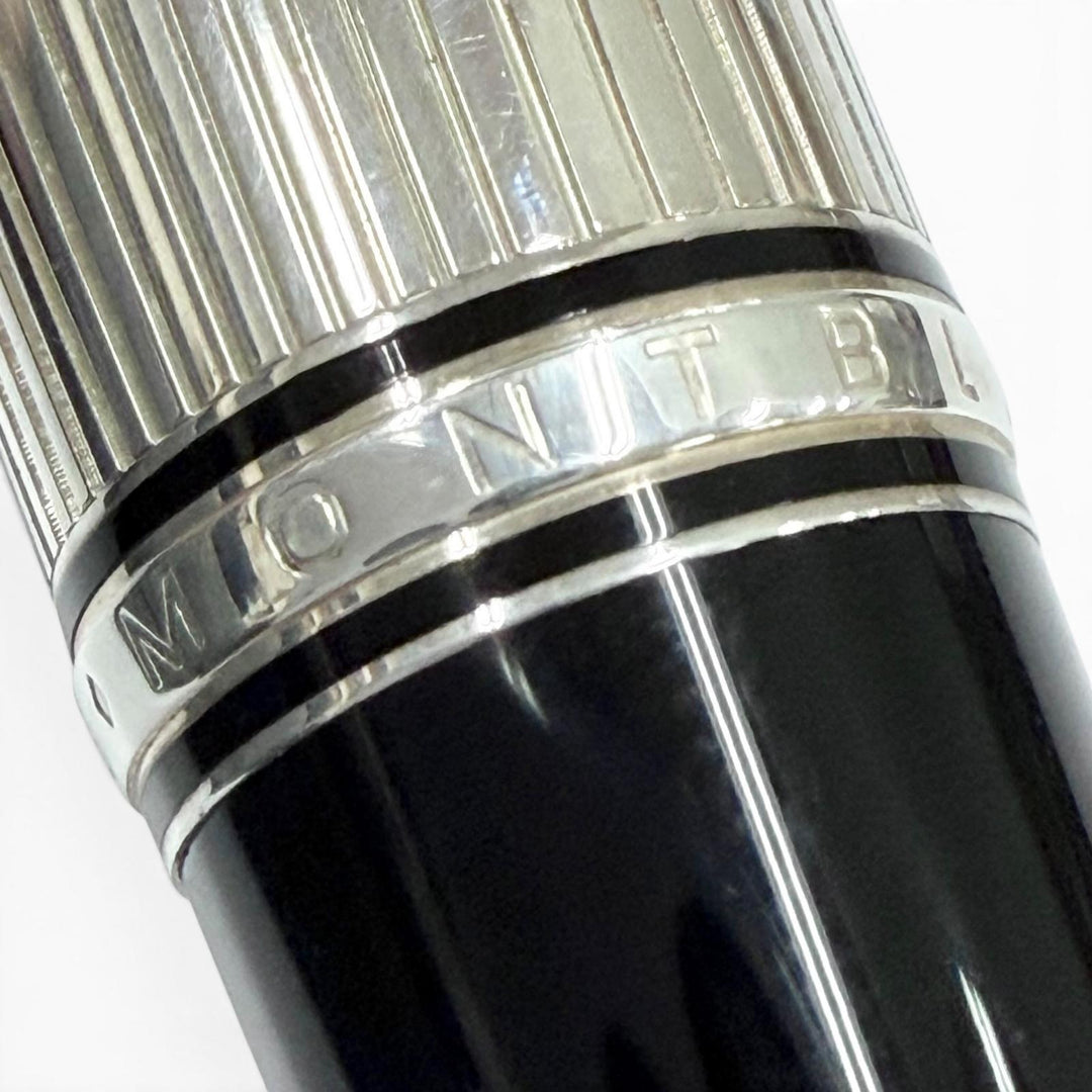 Excellent MONTBLANC Ballpoint pen Boheme white star Silver AG925 mens
