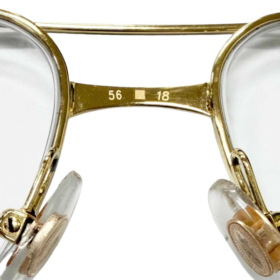 Very Good Cartier Glasses Santos de Cartier Half-rim double bridge