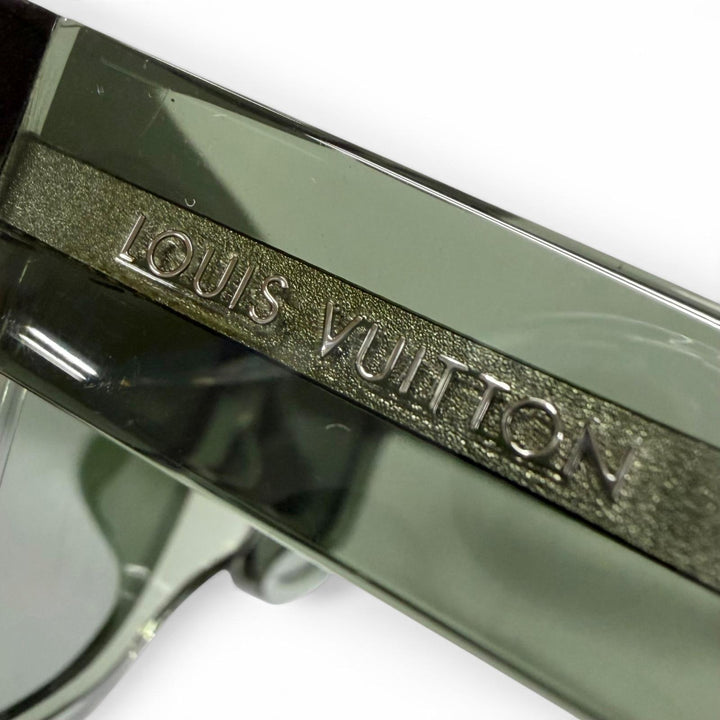 Great LOUIS VUITTON sunglasses LV Escape Square Clear Khaki mens Z2631E