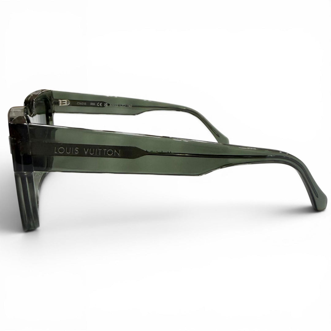 Great LOUIS VUITTON sunglasses LV Escape Square Clear Khaki mens Z2631E