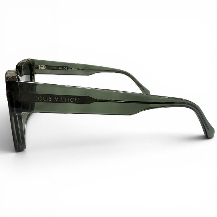 Great LOUIS VUITTON sunglasses LV Escape Square Clear Khaki mens Z2631E
