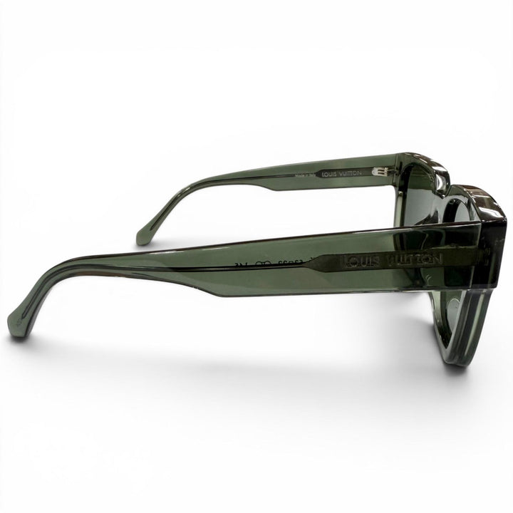 Great LOUIS VUITTON sunglasses LV Escape Square Clear Khaki mens Z2631E