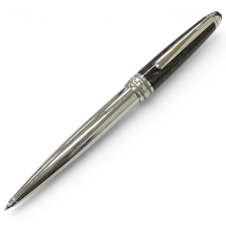 Very Good MONTBLANC Ballpoint pen Meisterstück Solitaire Carbon Steel Classic