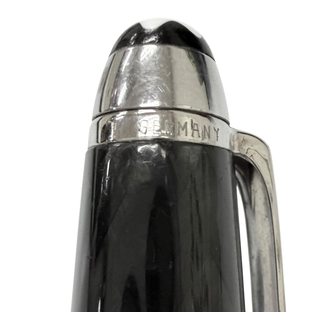 Very Good MONTBLANC Ballpoint pen Meisterstück Solitaire Carbon Steel Classic