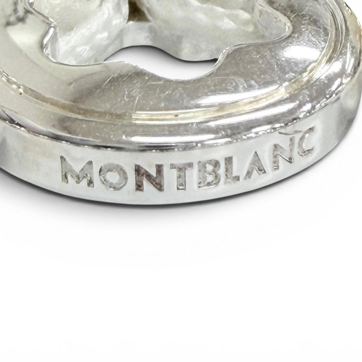 Pristine MONTBLANC bracelet Star collection Milky Quartz White Star Bead AG925