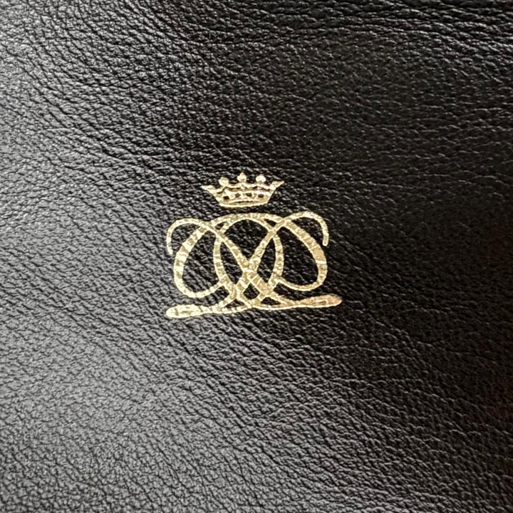 Excellent DRAWER Tote Bag logo black Lamb leather Women