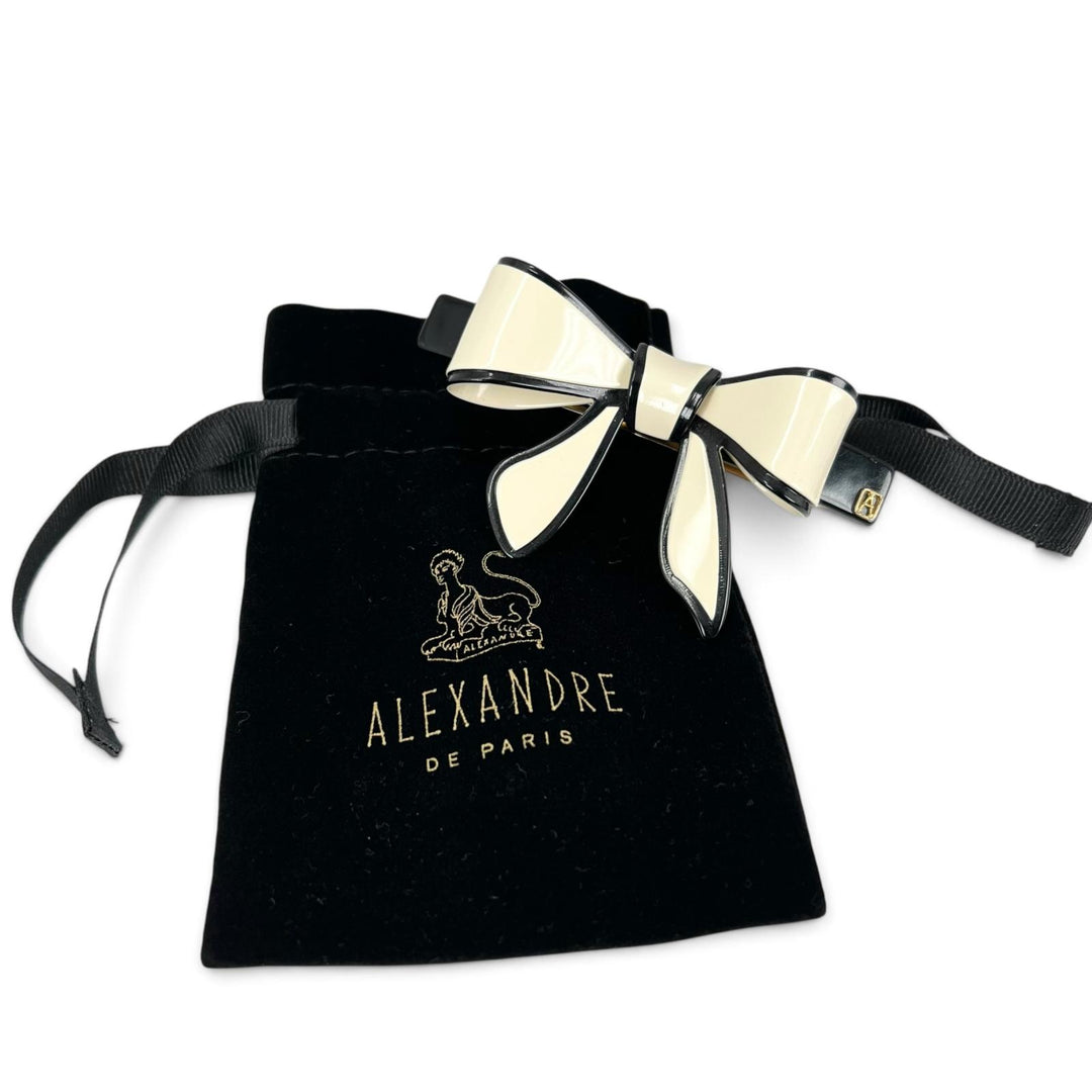 Great ALEXANDRE DE PARIS Valletta ribbon hair accessories Ivory acetate Women