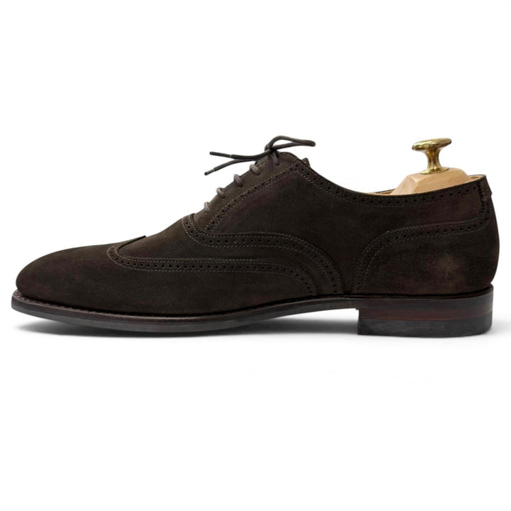 Excellent CROCKETT&JONES Dress shoes DRUMMOND 348 Last Wingtip Full Brogue