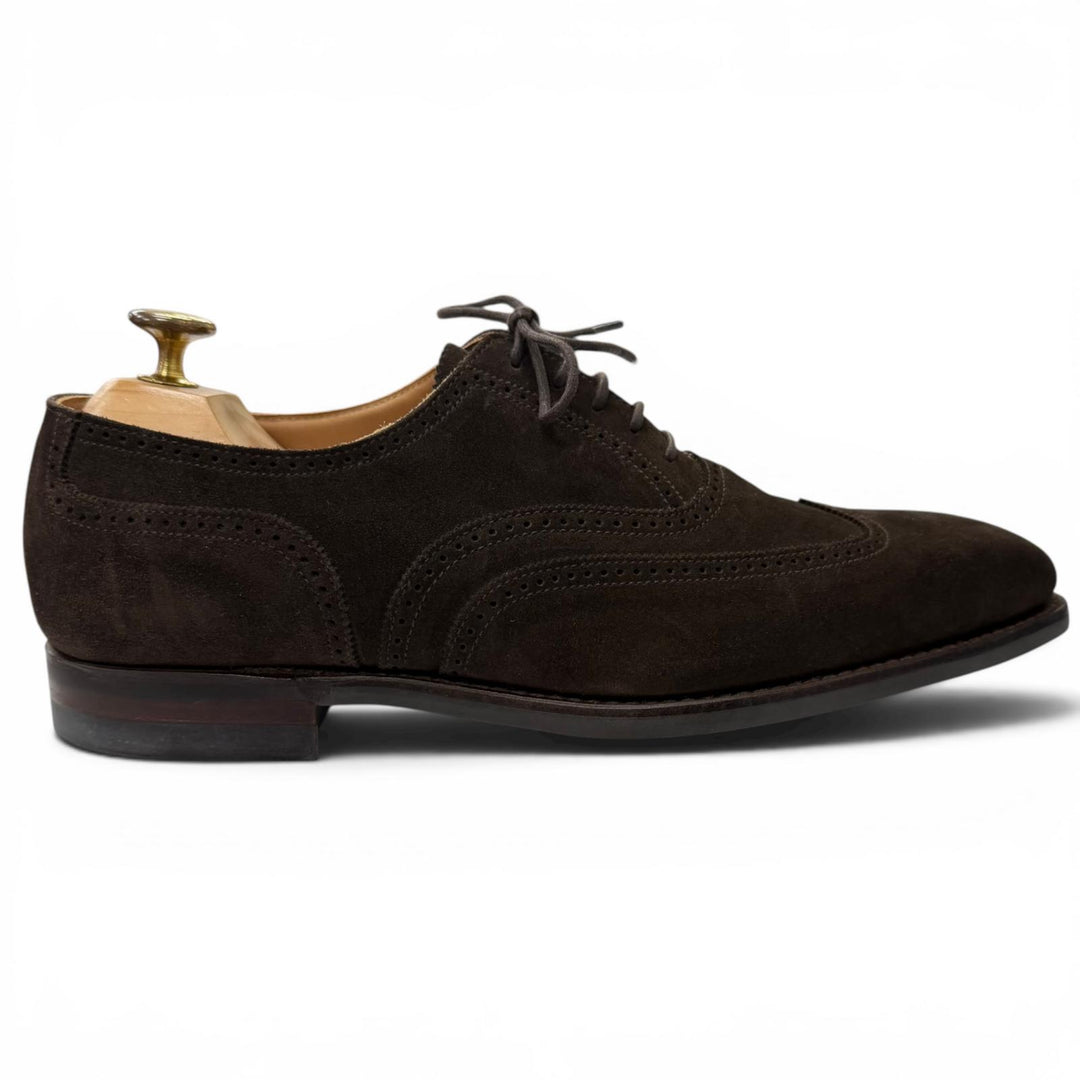 Excellent CROCKETT&JONES Dress shoes DRUMMOND 348 Last Wingtip Full Brogue
