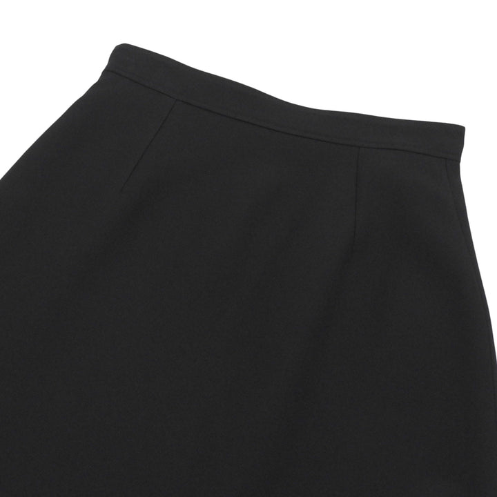 Excellent GUCCI skirt Interlocking G black silk Women 38 603337