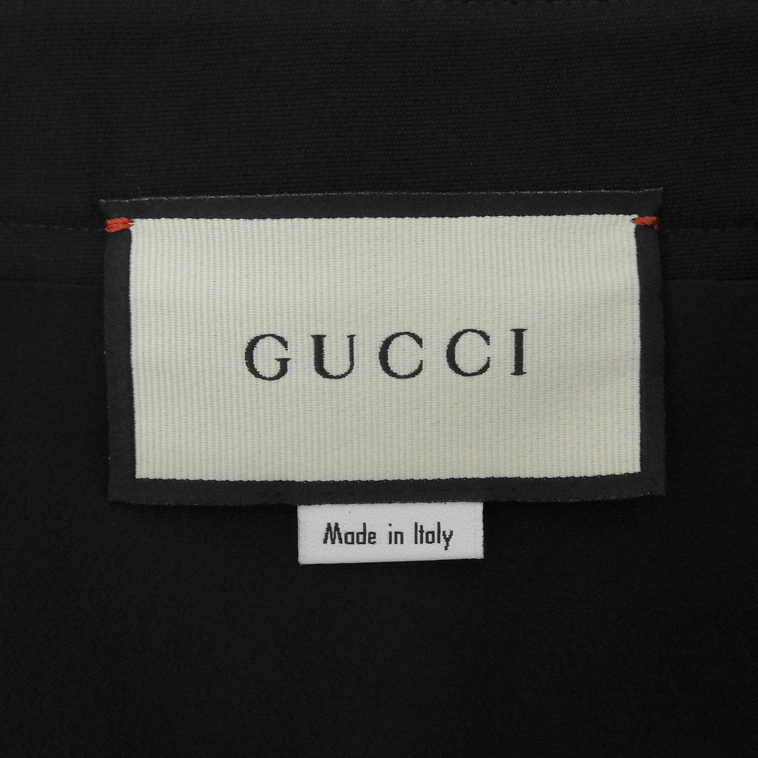 Excellent GUCCI skirt Interlocking G black silk Women 38 603337