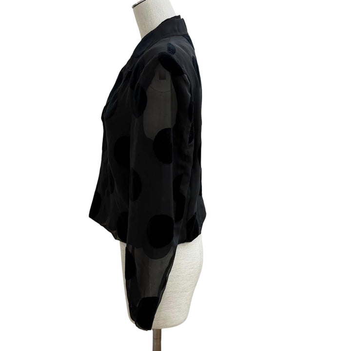 Great COMME des GARCONS Jacket 89 Stainless Steel Dot See-Through Layered S