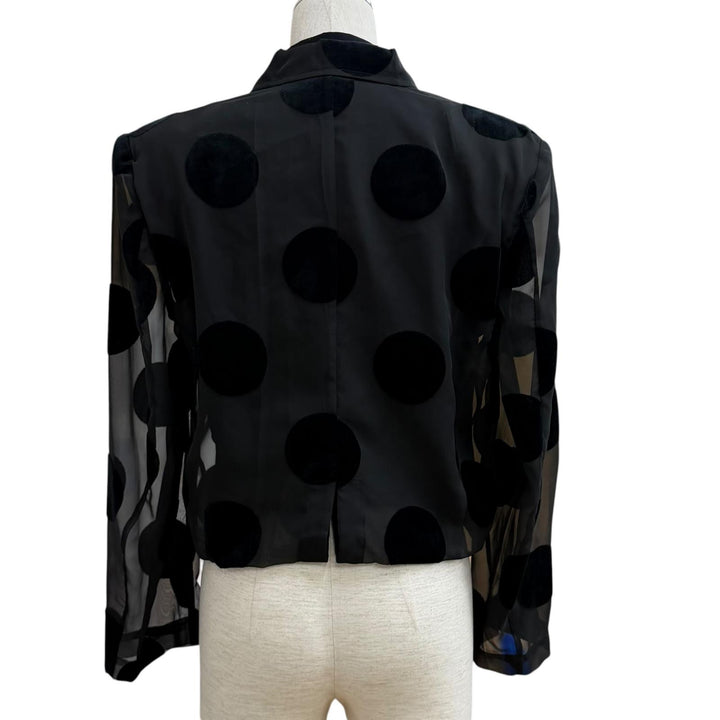 Great COMME des GARCONS Jacket 89 Stainless Steel Dot See-Through Layered S