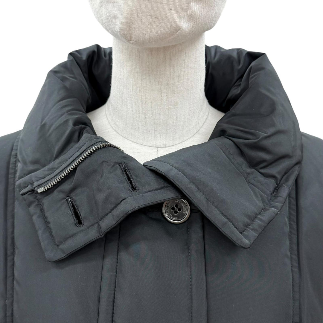 Pristine BURBERRY LONDON down coat black polyester Women 46
