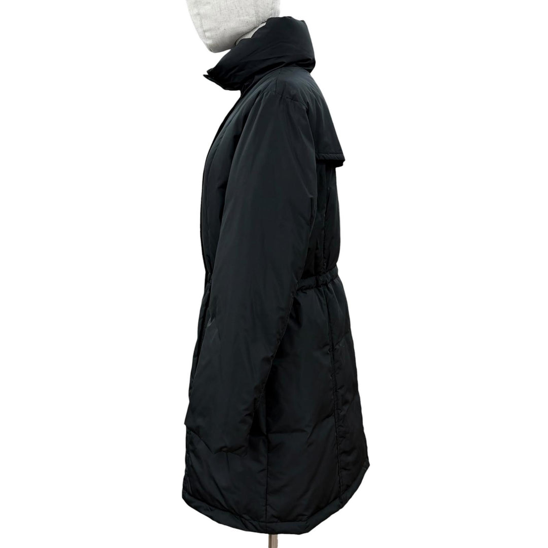 Pristine BURBERRY LONDON down coat black polyester Women 46