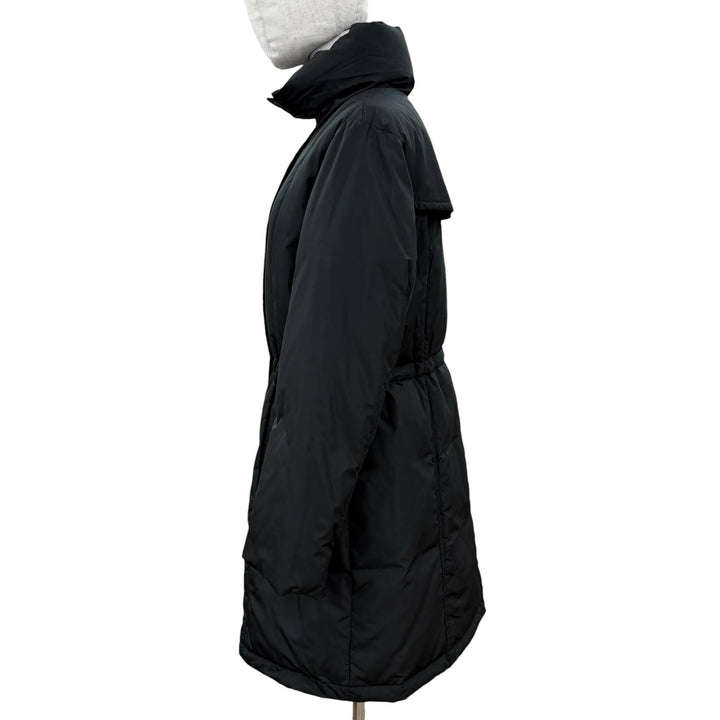 Pristine BURBERRY LONDON down coat black polyester Women 46