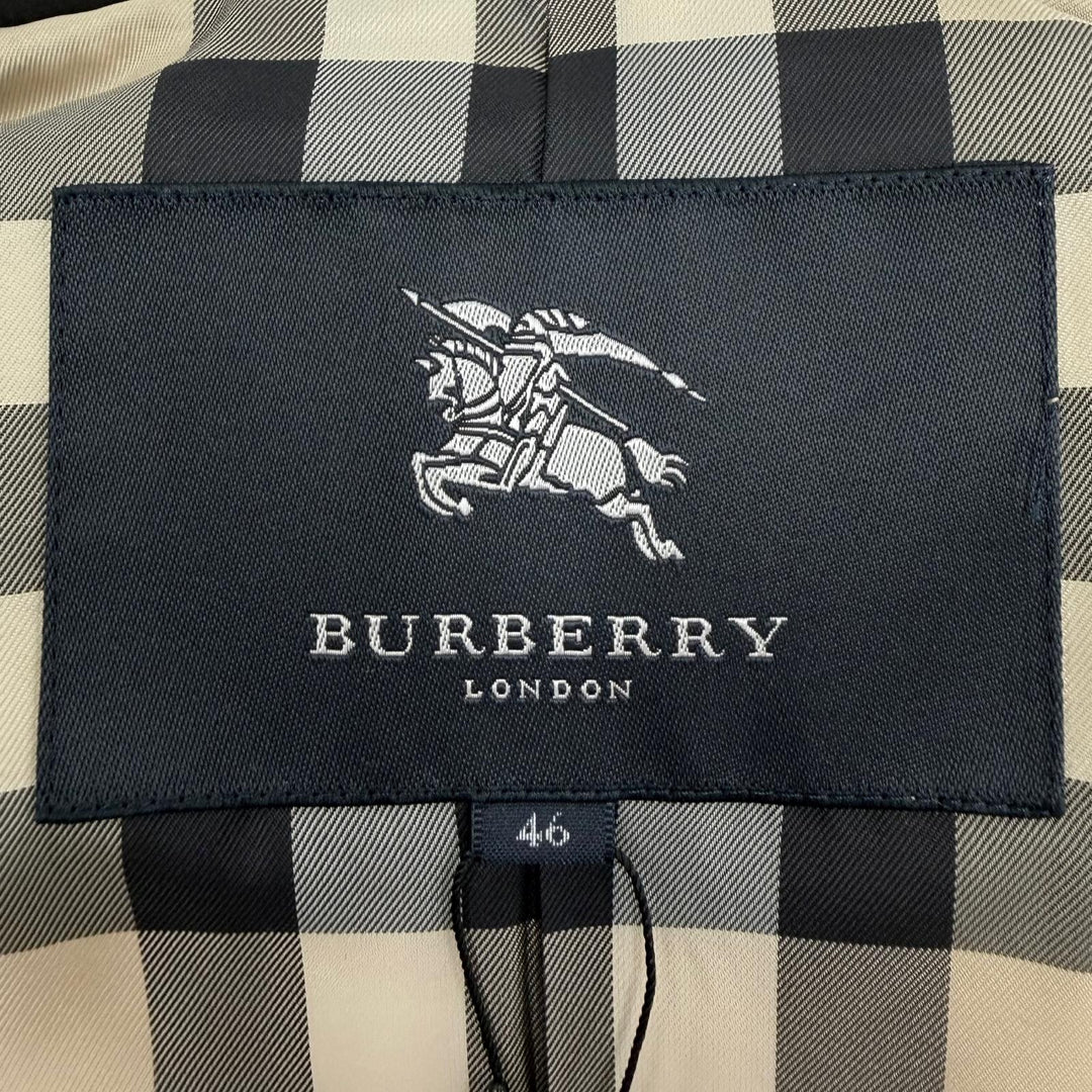 Pristine BURBERRY LONDON down coat black polyester Women 46