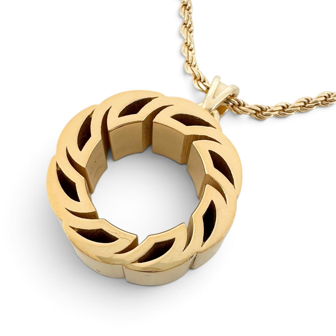 Great BOTTEGAVENETA Necklace Twist gold AG925 Women