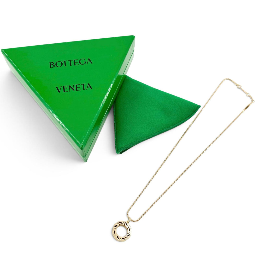 Great BOTTEGAVENETA Necklace Twist gold AG925 Women