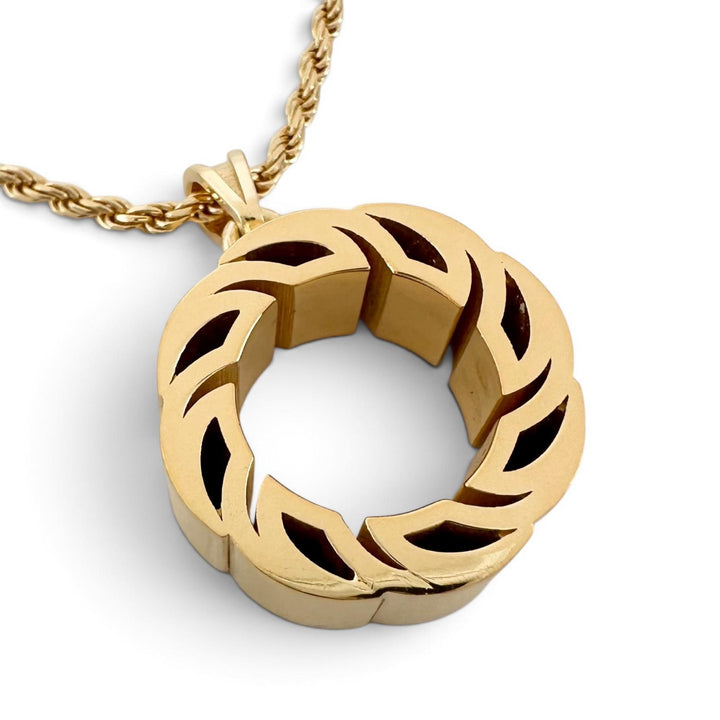 Great BOTTEGAVENETA Necklace Twist gold AG925 Women