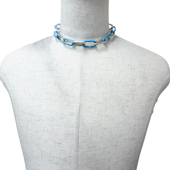 Great BOTTEGAVENETA Necklace Chain Bracelet Set (2 pieces) Silver