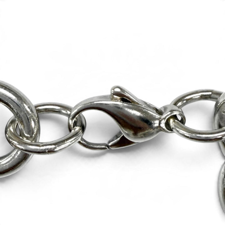 Great TIFFANY&Co. bracelet Infinity Donut Link Silver AG925 Women