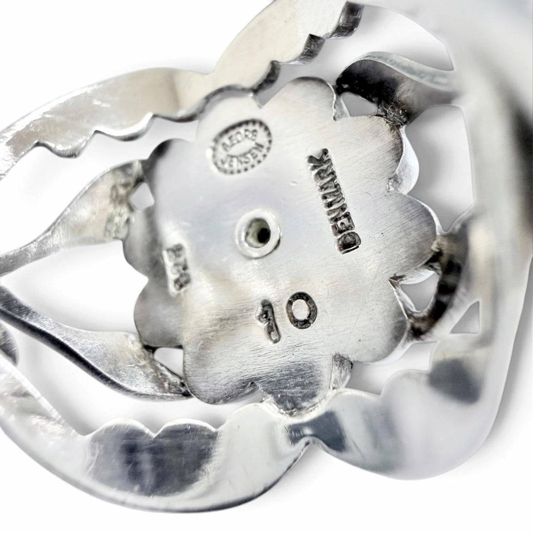 Great Georg Jensen Ring ring Moonlight Blossom Ring Silver 925 Women 10