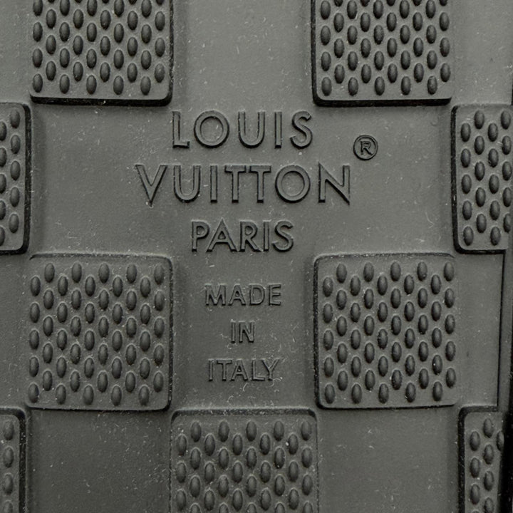 Pristine LOUIS VUITTON Sandals LV Easy Mules Suede leather mens 7