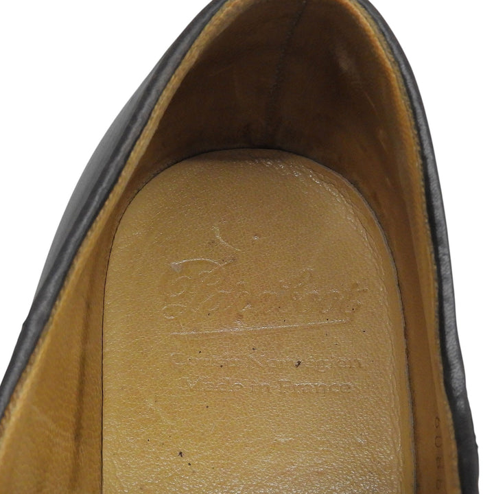 Discounted Very Good Paraboot Leather shoes MICHAEL Tyrolean shoes black leather mens 41.5