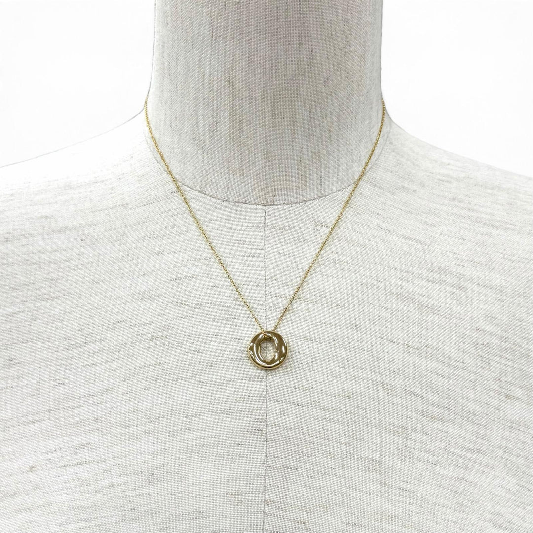 Great TIFFANY&Co. Necklace Seviana Mini Yellow Gold 750(YG) Women